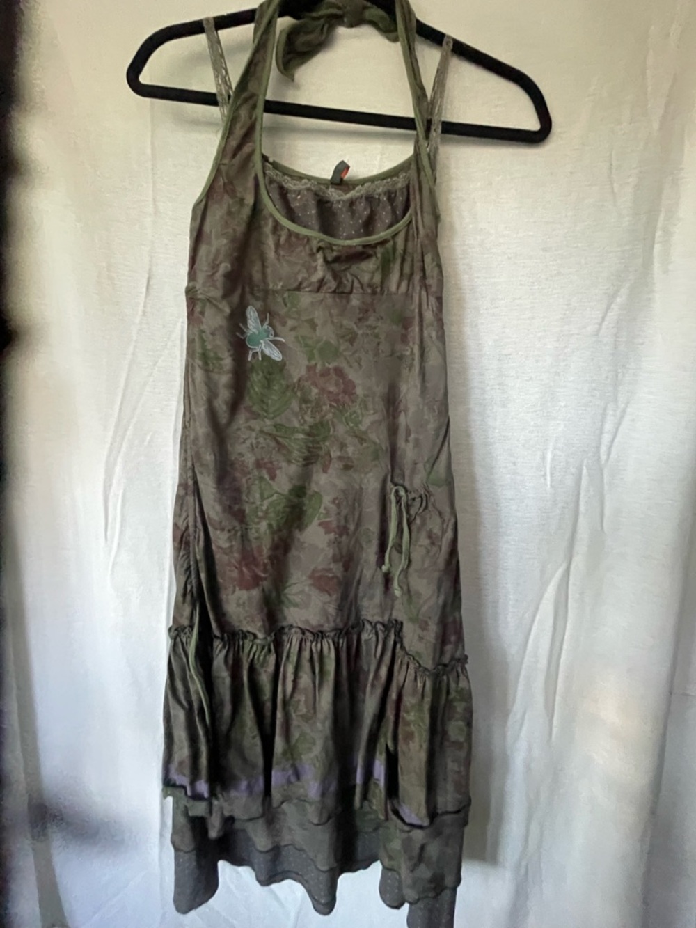 Cop.Copine womens Plum Green Dress size XS